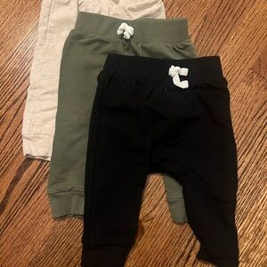 Gerber Kids Jogger Set - Black, Olive, Gray